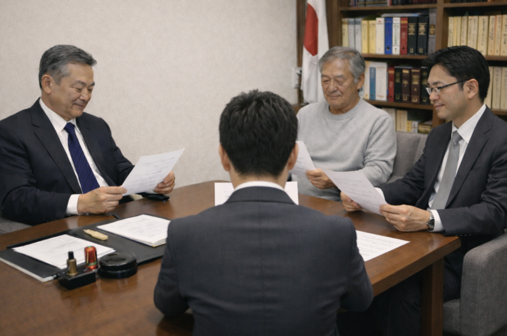 遺言書の作成を検討するイメージ