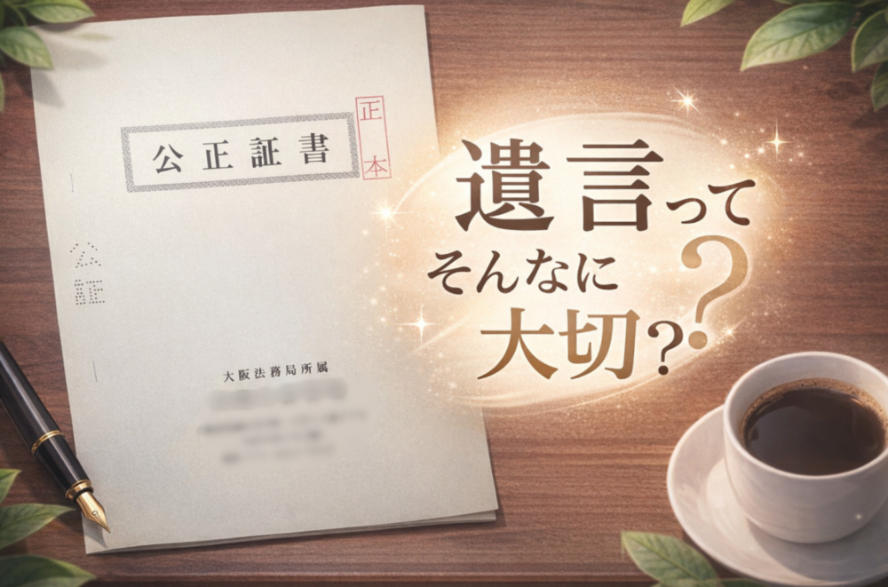 公正証書遺言の重要性