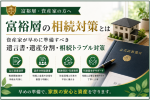 富裕層の相続対策とは｜資産家が早めに準備すべき遺言書