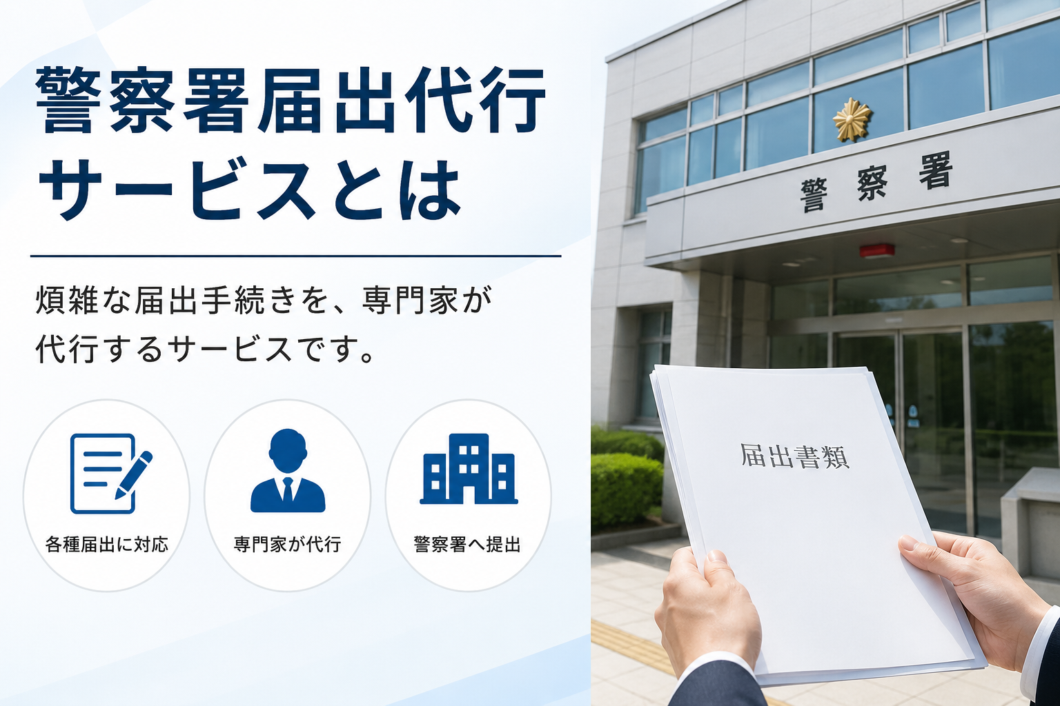 警察署届出代行サービスとは
