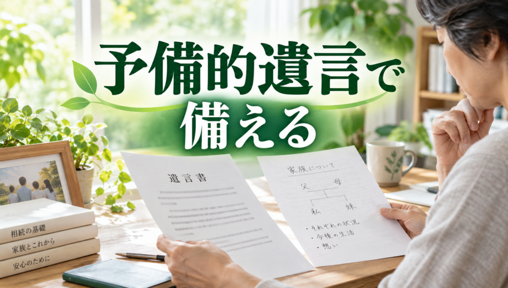 遺言の受取人が先に亡くなったら？予備的遺言の書き方・文例と注意点