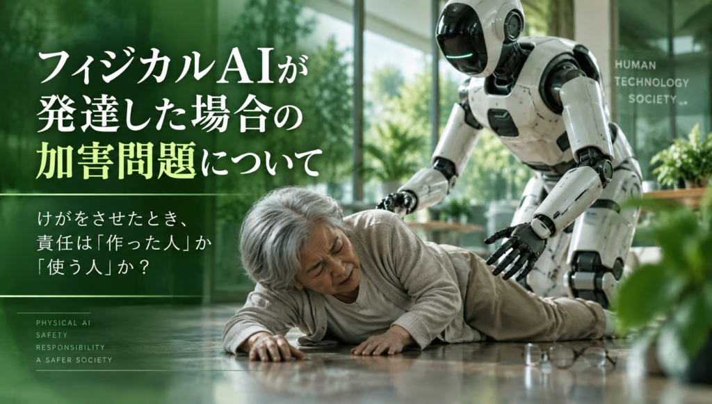 フィジカルAIが発達した場合の加害問題―けがの責任は誰が負うのか