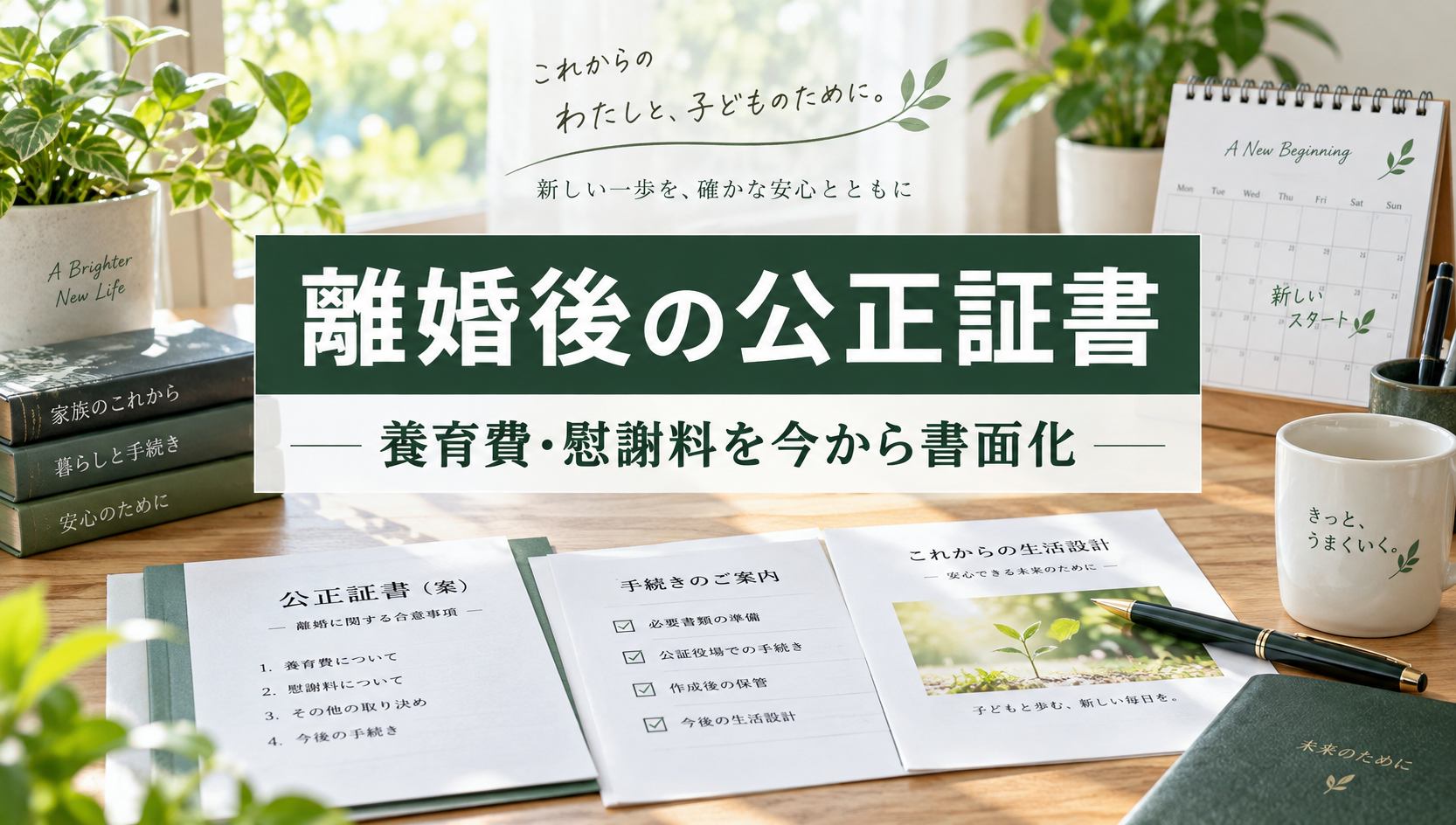 離婚後でも公正証書は作れる？養育費・慰謝料を後から書面化する方法