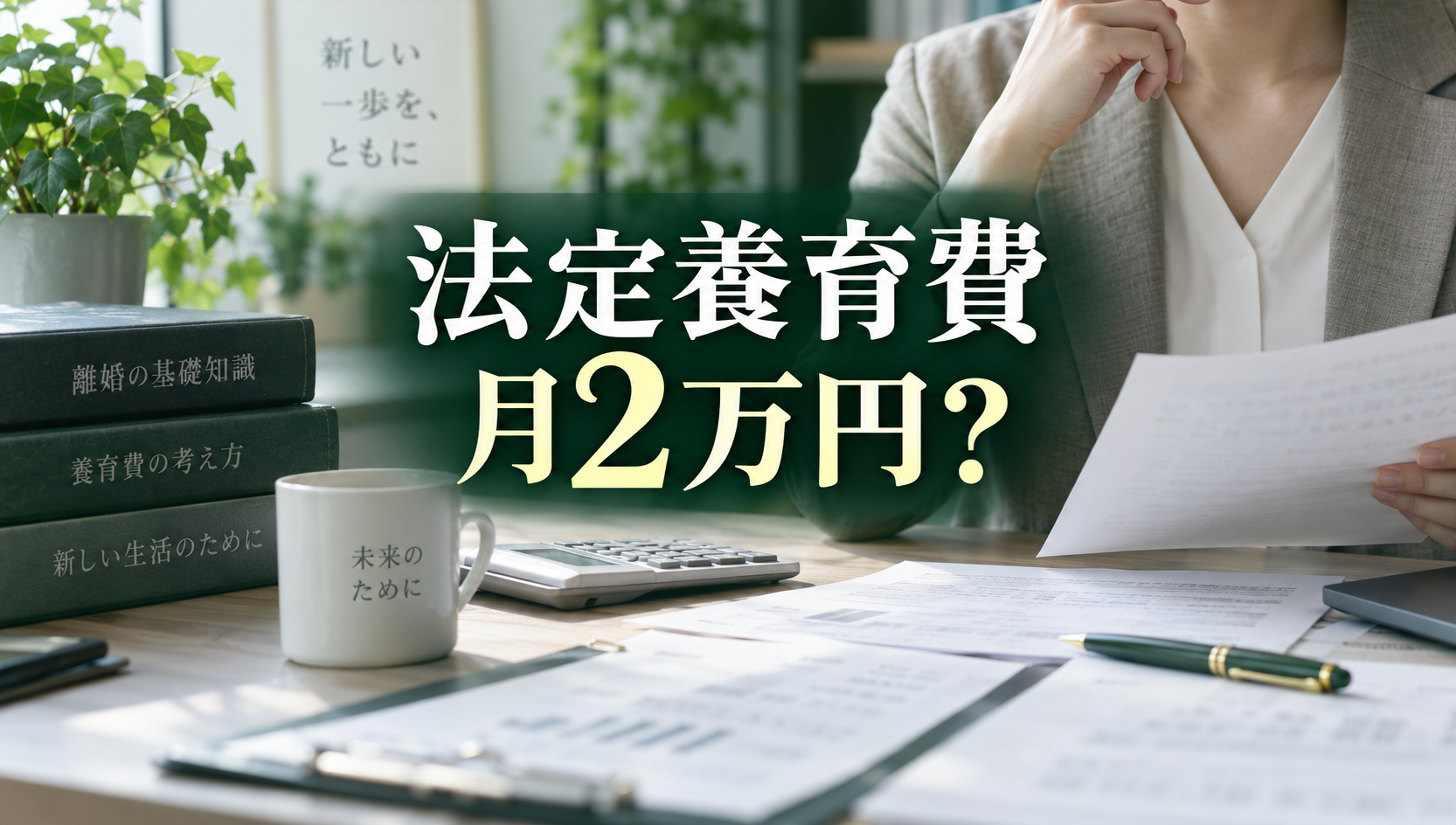 法定養育費は月2万円？2026年4月の新制度と養育費の書面化・差押えを行政書士が解説
