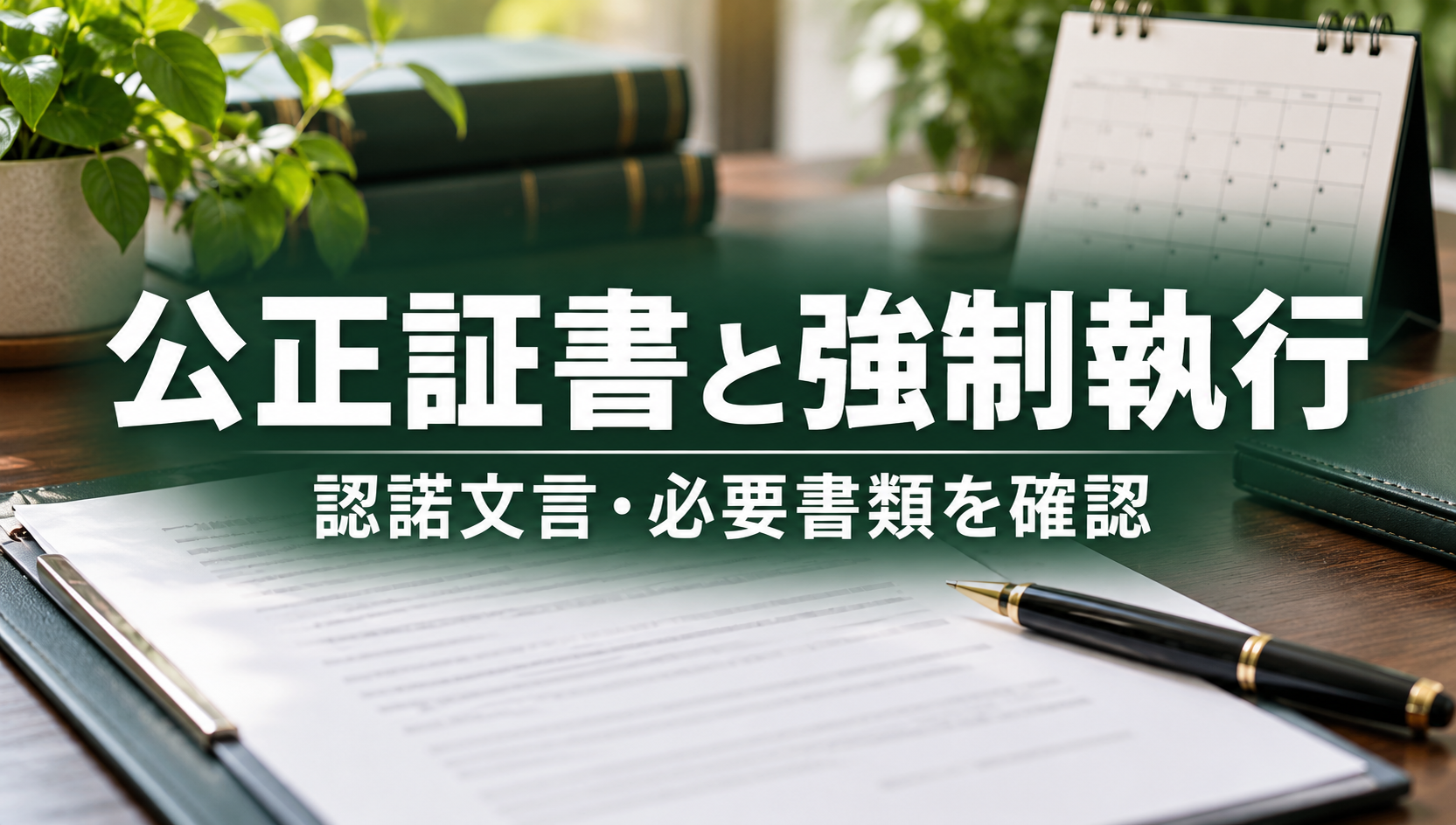 離婚公正証書の強制執行認諾文言とは？差押えにつなげるための注意点