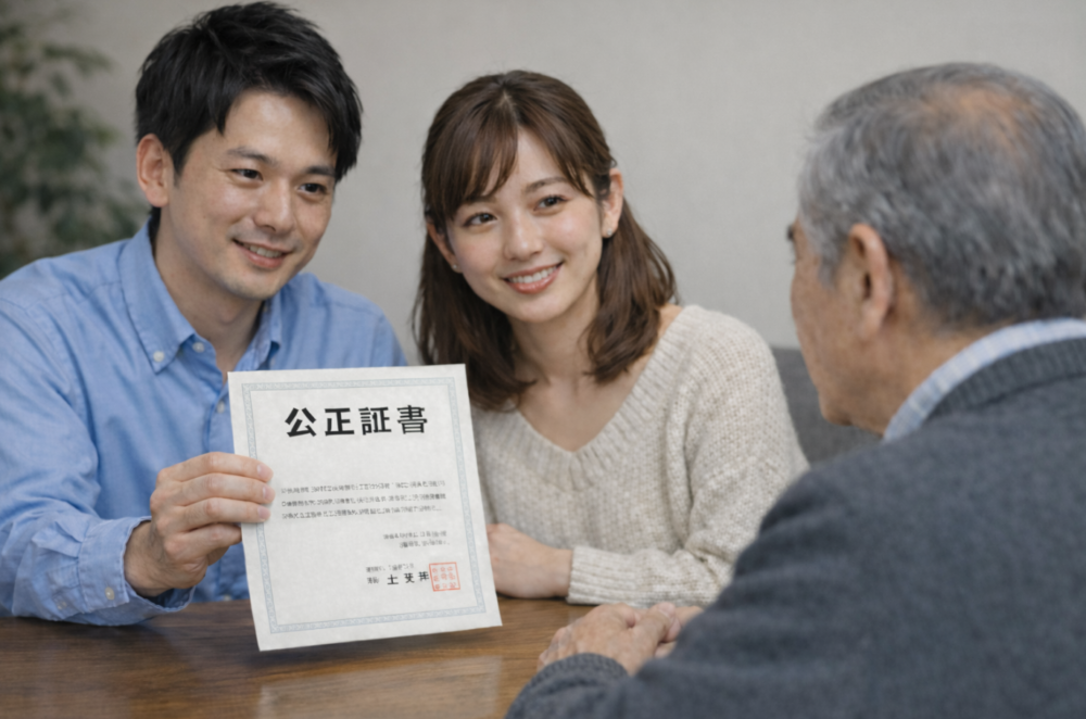 事実婚と相手の親への説明（イメージ）